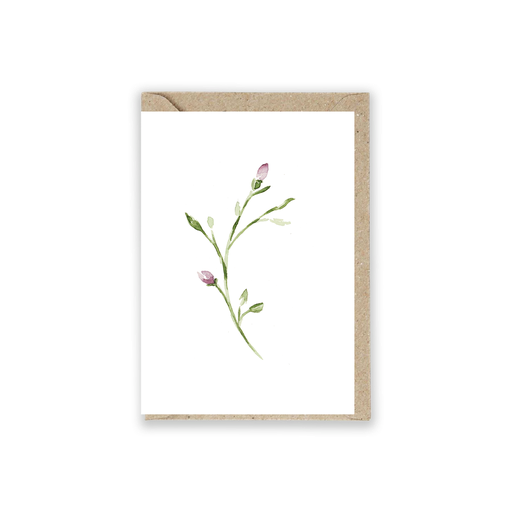 [Art.-Nr.: 63] Hälsningskort Floral 5 st
