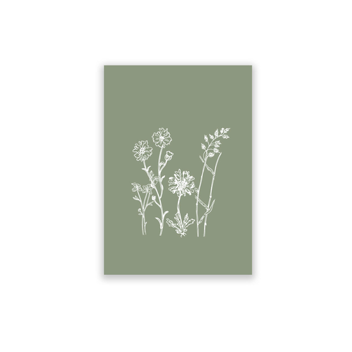 [Art.-Nr.: 4.2] Vykort med fältblommor 10 st