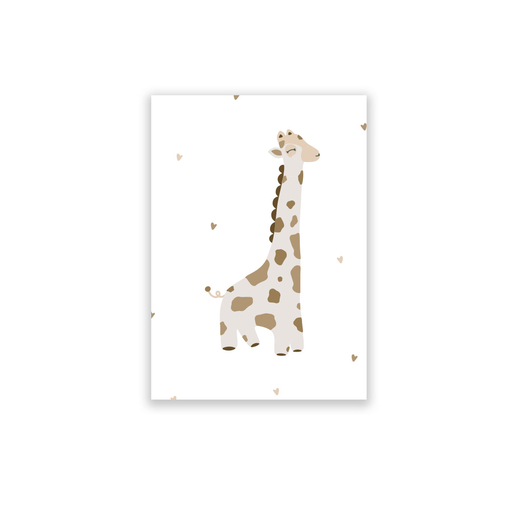 [Art.-Nr.: 4.3] Vykort med giraff 10 st